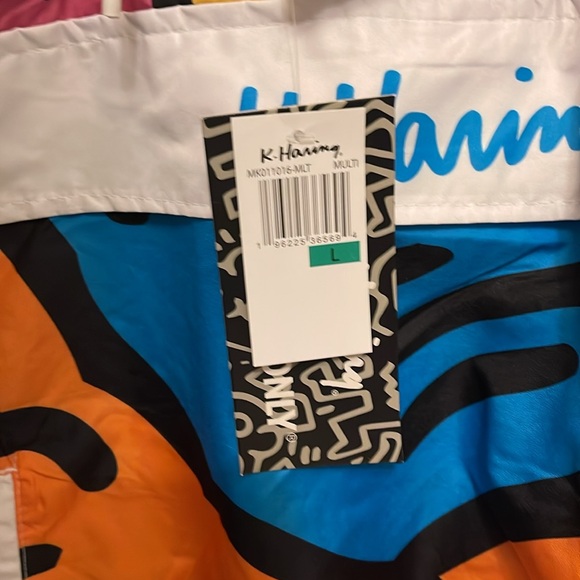 Keith K. Haring Members Only Pullover Windbreaker Rare Jacket - Picture 2 of 3